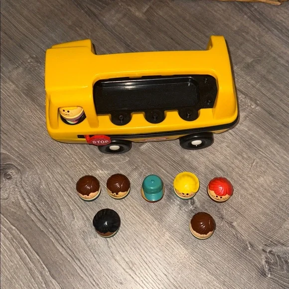 Vintage Little Tikes School Bus & 8 Toddle Tots Children's Toy Play Lot Set - Picture 10 of 10